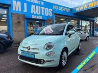 Used Fiat 500 Lounge 69 HP (50 kW) 2016 Green Hatchback