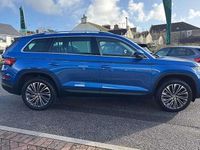 Used Skoda Kodiaq SE L Executive 196 HP (144 kW) 2023 Race blue metallic SUV