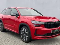 Used Skoda Kodiaq SportLine 150 HP (110 kW) 2025 Velvet red SUV
