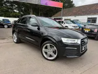 Begagnad Audi Q3 S-line plus 184 HK (135 kW) 2015 Svart SUV