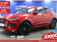 Używany Jaguar E-Pace R-Dynamic 240 KM (176 kW) 2019 Czerwony SUV