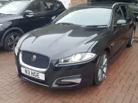 Used Jaguar XF Sportbrake R-Sport 200 HP (147 kW) 2015 Black Estate