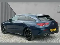 Used Mercedes CLA250 AMG Line Premium Plus 214 HP (157 kW) 2023 Blue Coupe