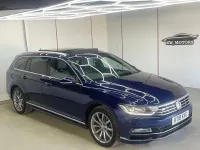 Used VW Passat R-line 150 HP (110 kW) 2018 Blue Estate
