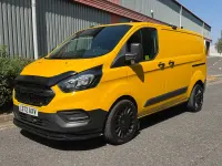 Used Ford Transit Custom 130 HP (95 kW) 2022 Yellow Van