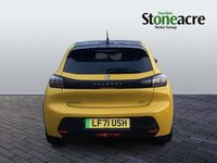Used Peugeot e-208 Premium 100 kW (136 HP) 2021 Yellow Hatchback