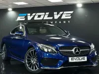 Used Mercedes C220 AMG line 2017 Blue Coupe