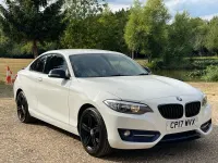 Used BMW 218 Sport Line 147 HP (108 kW) 2017 White Coupe