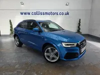 Usado Audi Q3 S-line plus 184 HP (135 kW) 2016 Azul SUV