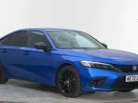 Używany Honda Civic Sport 184 KM (135 kW) 2022 Niebieski Hatchback