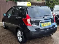 Used Nissan Note S 98 HP (72 kW) 2016 Black Hatchback