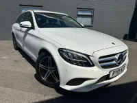 Used Mercedes C200 2019 White Estate