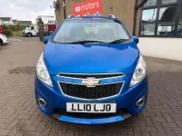 Used Chevrolet Spark LT 2010 Blue Hatchback