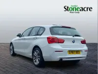 Used BMW 118 Sport Line 134 HP (98 kW) 2017 White Hatchback