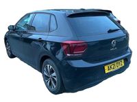 Used VW Polo Match 95 HP (69 kW) 2021 Black Hatchback
