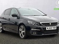 Used Peugeot 308 GT-line 131 HP (96 kW) 2019 Black Hatchback
