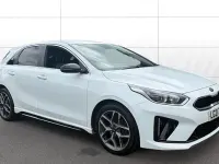 Used Kia Ceed GT-Line 136 HP (100 kW) 2021 White Hatchback