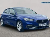 Used Seat Leon FR 131 HP (96 kW) 2023 Blue Hatchback