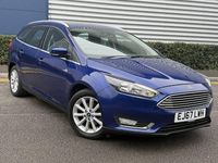 Used Ford Focus Titanium 125 HP (91 kW) 2017 Blue Estate