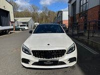 Used Mercedes C300 AMG line 2020 White Sedan