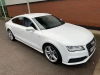 Used Audi A7 S-Line 2014 White Hatchback
