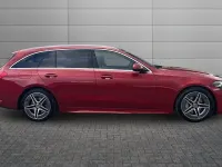 Used Mercedes C300 AMG line 274 HP (201 kW) 2023 Hyacinth red Estate