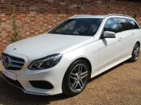 Used Mercedes E250 AMG line 2014 White Estate