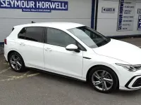 Used VW Golf VIII R-line 150 HP (110 kW) 2023 White Hatchback