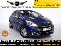 Used Peugeot 208 Allure 82 HP (60 kW) 2017 Blue Hatchback