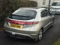 Begagnad Honda Civic ES 138 HK (101 kW) 2008 Silver Halvkombi