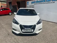 Used Nissan Micra Acenta 71 HP (52 kW) 2018 White Hatchback