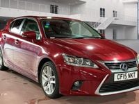 Used Lexus CT200h 2015 Red Hatchback