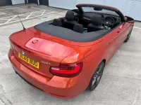 Used BMW 218 Sport Line 2015 Orange Cabriolet