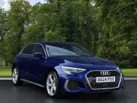 Used Audi A3 Sportback S-Line 110 HP (80 kW) 2024 Blue Hatchback