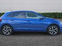 Used VW Polo Match 95 HP (69 kW) 2024 Blue Hatchback