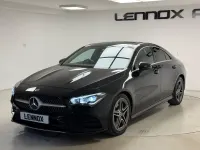 Used Mercedes CLA200 AMG line 163 HP (119 kW) 2019 Black Coupe