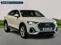 Used Audi Q3 Sportback S-Line 150 HP (110 kW) 2023 White SUV