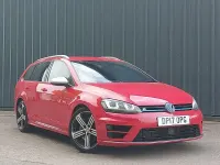 Used VW Golf VII R 300 HP (220 kW) 2017 Red Estate
