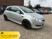Used Vauxhall Corsa Design Edition 89 HP (65 kW) 2008 Silver Hatchback
