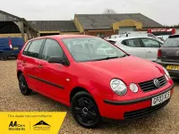 Used VW Polo S 75 HP (55 kW) 2003 Red Hatchback