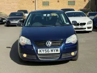Begagnad VW Polo S 55 HK (40 kW) 2006 Blå Halvkombi