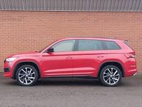 Used Skoda Kodiaq SportLine 150 HP (110 kW) 2022 Red SUV