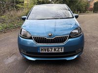 Used Skoda Citigo SE L 75 HP (55 kW) 2017 Blue Hatchback