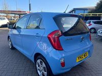 Used Kia Picanto 68 HP (50 kW) 2012 Blue Hatchback