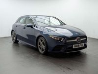Used Mercedes A200 AMG line 163 HP (119 kW) 2019 Blue Hatchback