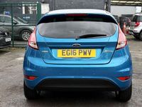 Used Ford Fiesta Zetec 2016 Blue Hatchback