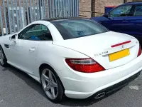 Used Mercedes SLK250 AMG 204 HP (150 kW) 2014 White Cabriolet