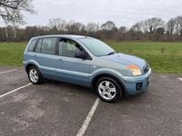 Used Ford Fusion Zetec 2010 Blue Hatchback