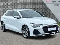 Nowe Audi A3 S-Line 147 KM (108 kW) 2025 Biały Hatchback