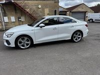Used Audi A3 S-Line 116 HP (85 kW) 2021 White Sedan